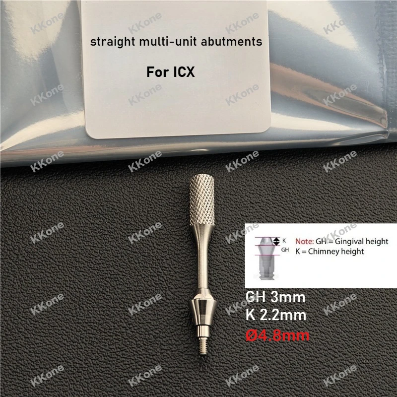 10Sets 3rd Party Tandheelkundige Kliniek Accessoires Rechte & Schuine Multi-Unit Abutments Voor Medentis ICX Tandheelkundige Implantaat systeem