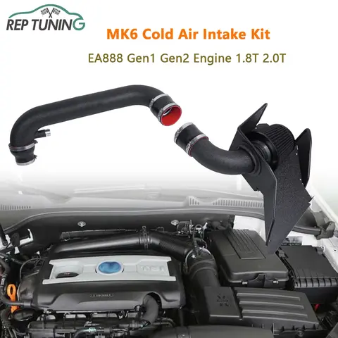 EA888 Gen2 Gen1 가솔린 엔진 VW 골프 MK6 GTI 파사트 제타 아우디 A3 시트 알테아 레온 스코다 옥타비아 1.8T 2.0T용 냉각 공기 흡입 키트