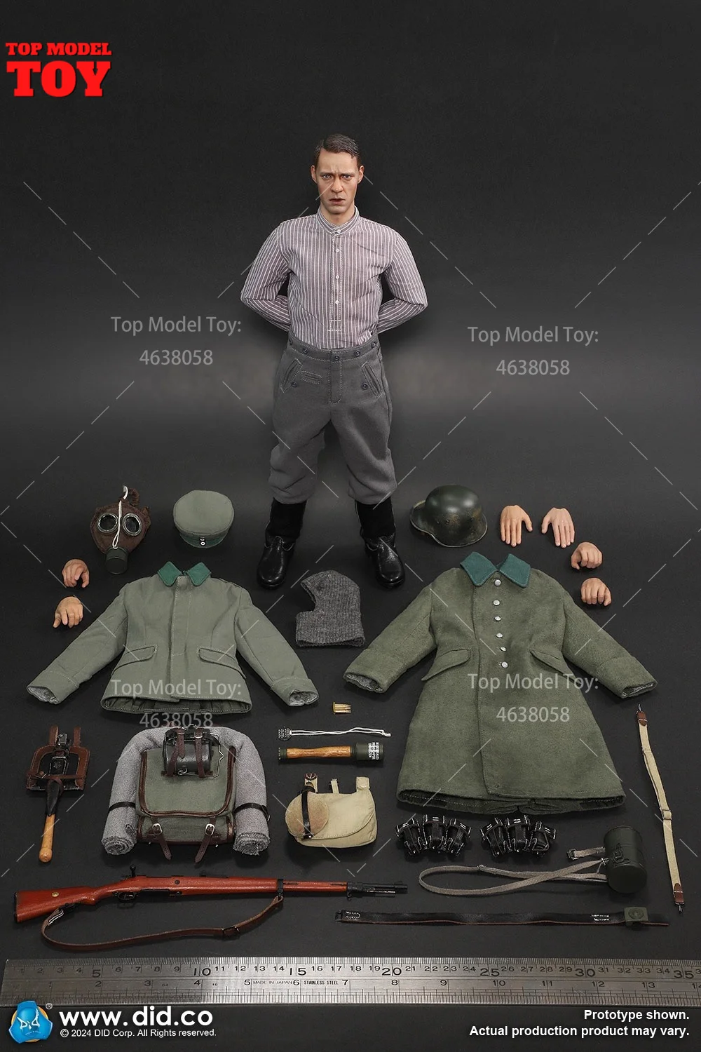 DID D11014 1/6 Scale WWI German Soldiers Set Toys 12\'\' Male Soldier Action Figure Body Dolls Model for Collectible