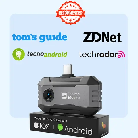 P1 Thermal Imager 320*240 X³IR Resolution for iPhone&Android Smartphone 600℃ Photographic Usb thermal camera  HVAC Inspection