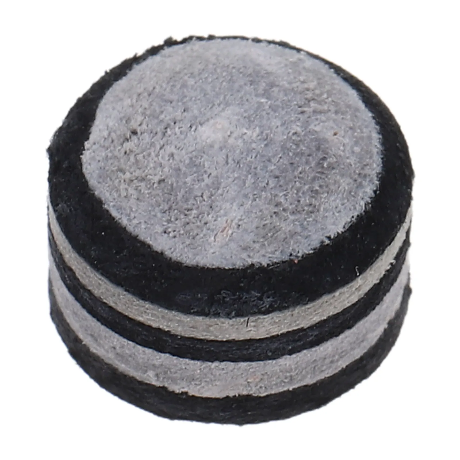 

Six Layer Snooker Cue Tips Black White 10Mm Diameter Laminated Pigskin Glue on Replacement Pool Cue Accessories