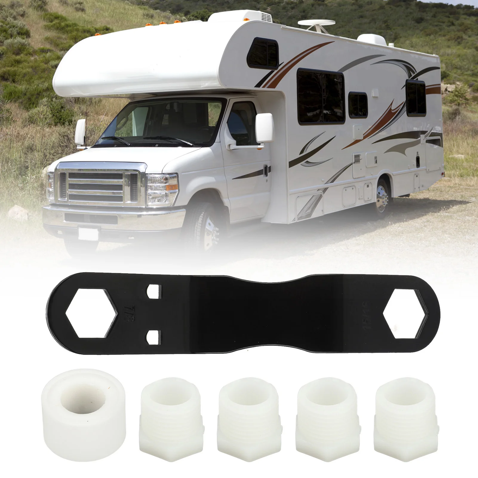 

Комплект сливной пробки водонагревателя, ключ для обслуживания ленты, ручные инструменты для сливных пробок 7/8 дюймов, 15/16 дюймов, автофургонов