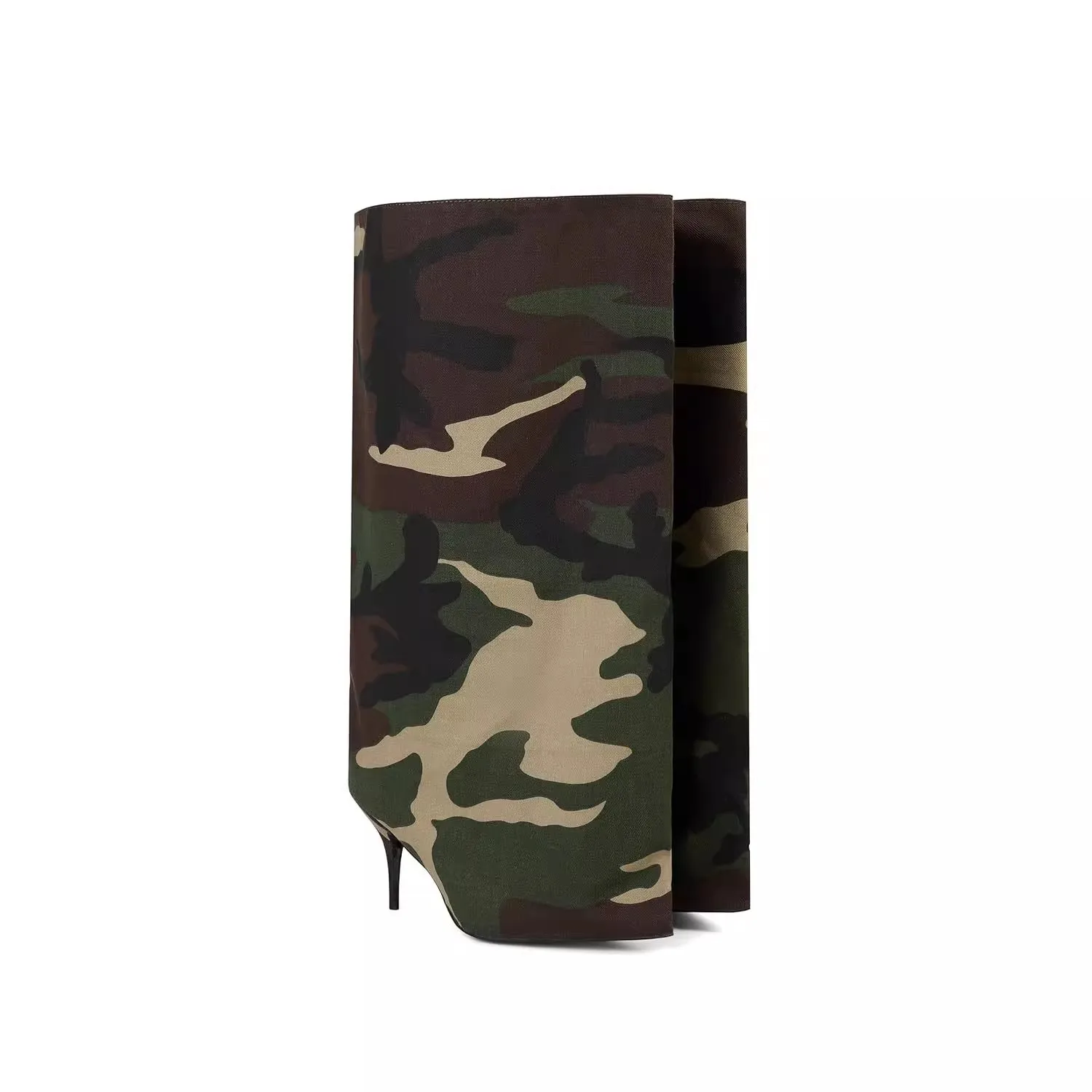 2026 الجلود حذاء برقبة للركبة النساء أنيقة مدبب تو الأسود خنجر عالية الكعب أحذية السيدات الشتاء حجم كبير 43 الأحذية المؤنث #3