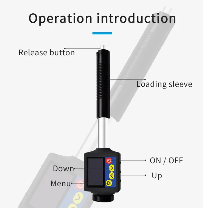 Pen-type Portable Leeb Hardness tester Digital Metal hardness tester for Stainless Steel Range hrc hrb hb hl hv hs durometer