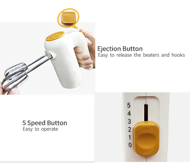 Kitchen Tools Food Mixer And Kitchenware For Cheese Butter Or Cream Hand Mixer