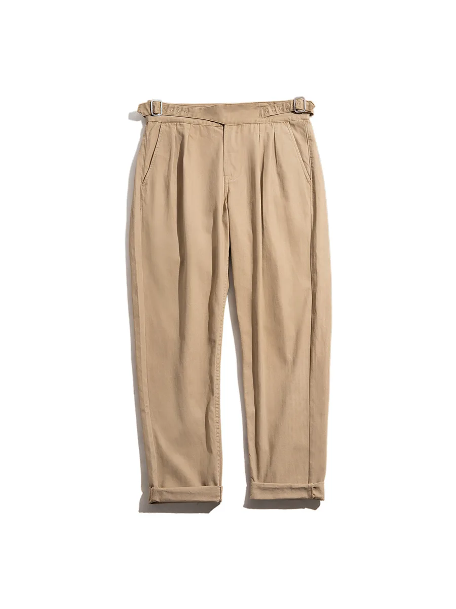 Maden Workwear American Retro Guerga Pantaloni kaki Napoli Sle Pantaloni casual in cotone a gamba dritta autunnale da uomo