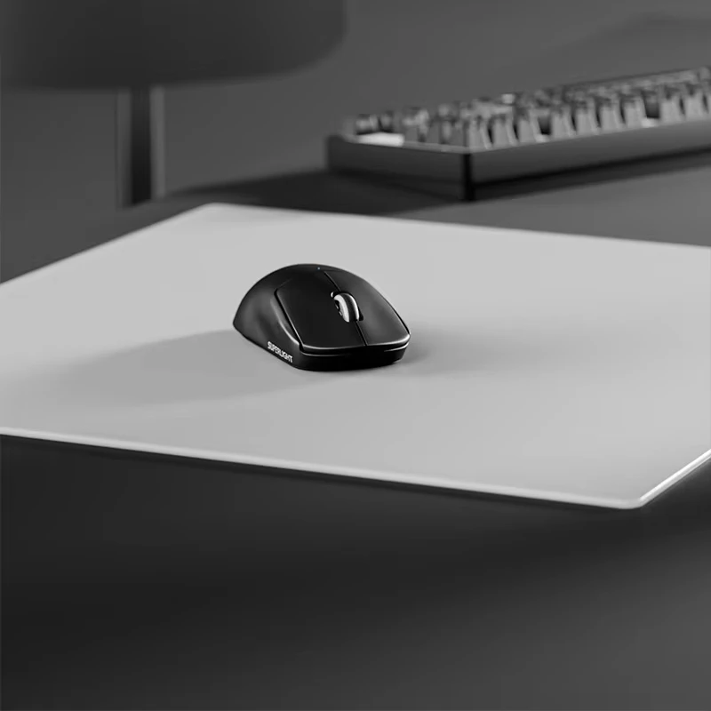 W-Wallhack SP004 SP005 YUME Tempered Glass Gaming Mouse Pad Frosted Surface For FPS Gaming Office Desktop Custom Mat Accessories