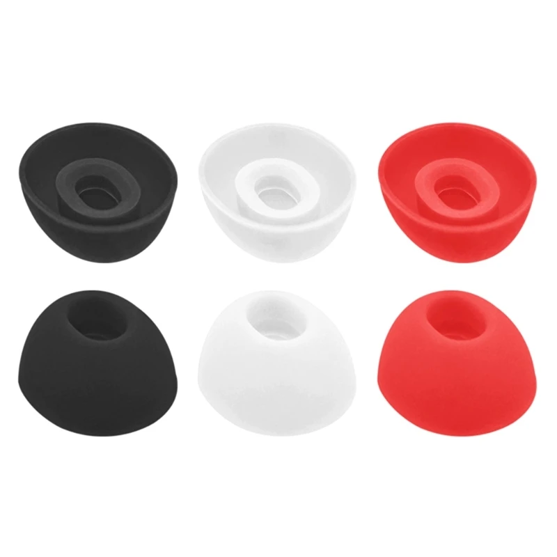 3Pairs Silicone Ear DIPS CAPAS EARBUSOS PARA OS EARENDONOS ROUCO ROUTO REDUÇÃO ROUCO PARA FIXA CONFEITAÇÃO D2RC