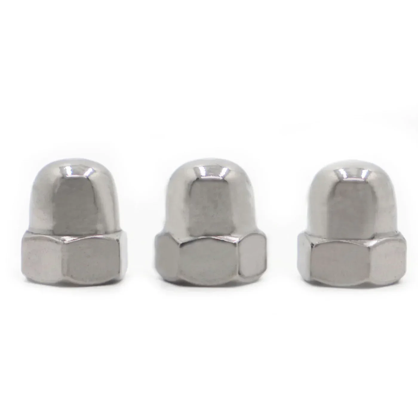 M3 M4 M5 M6 M8 M10 M12 M14 M16 304 Stainless Steel Cap Nuts Decorative Cover Semicircle Acorn Nut DIN1587