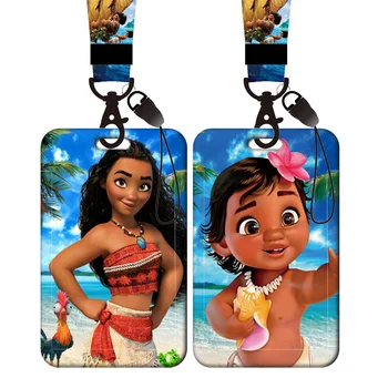 Disney Moana Maui Brelok do kluczy Uchwyt na identyfikator Karta kredytowa Wysuwany klips Pasek na szyję Lariat Sznur do telefonu Kołowrotek Yoyo