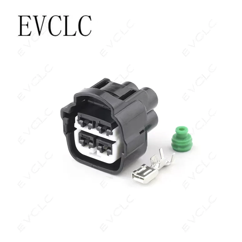 1 Set 4-Pin Car Wiring Harness Connector Waterproof Plug 7282-7041-30/7283-7041-30 for Toyota Honda Electronic Fan Motor Plug