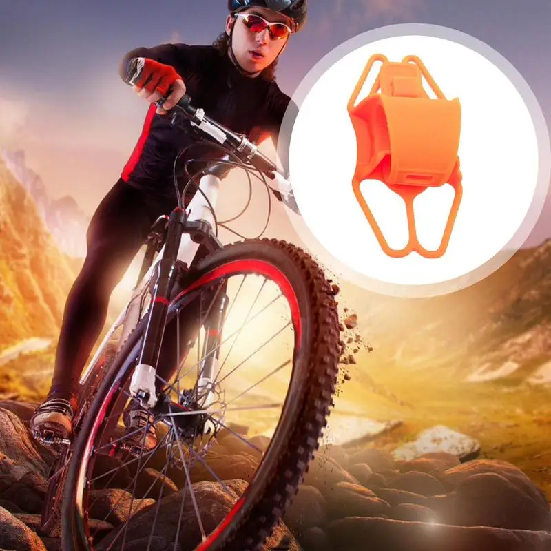 Sangle de support de téléphone en silicone pour moto, poignées de guidon amovibles, bandes de sécurité, support de téléphone de cyclisme
