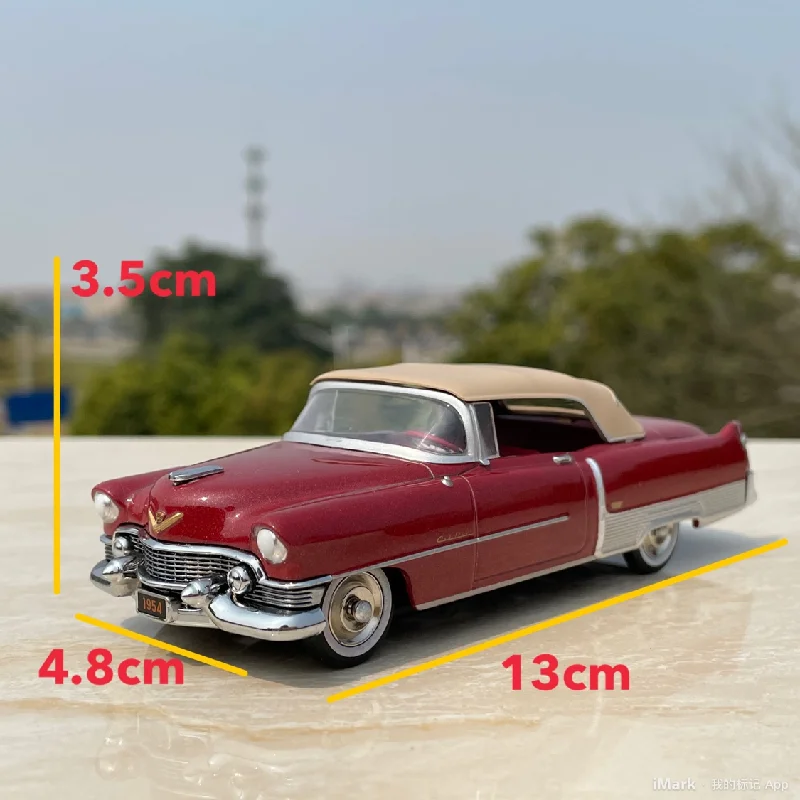 1:43 Scale Model Diecast Alloy Soft Top Convertible 1954 Classic Retro Car Metal Toys Vintage Vehicle Gifts Collection Display