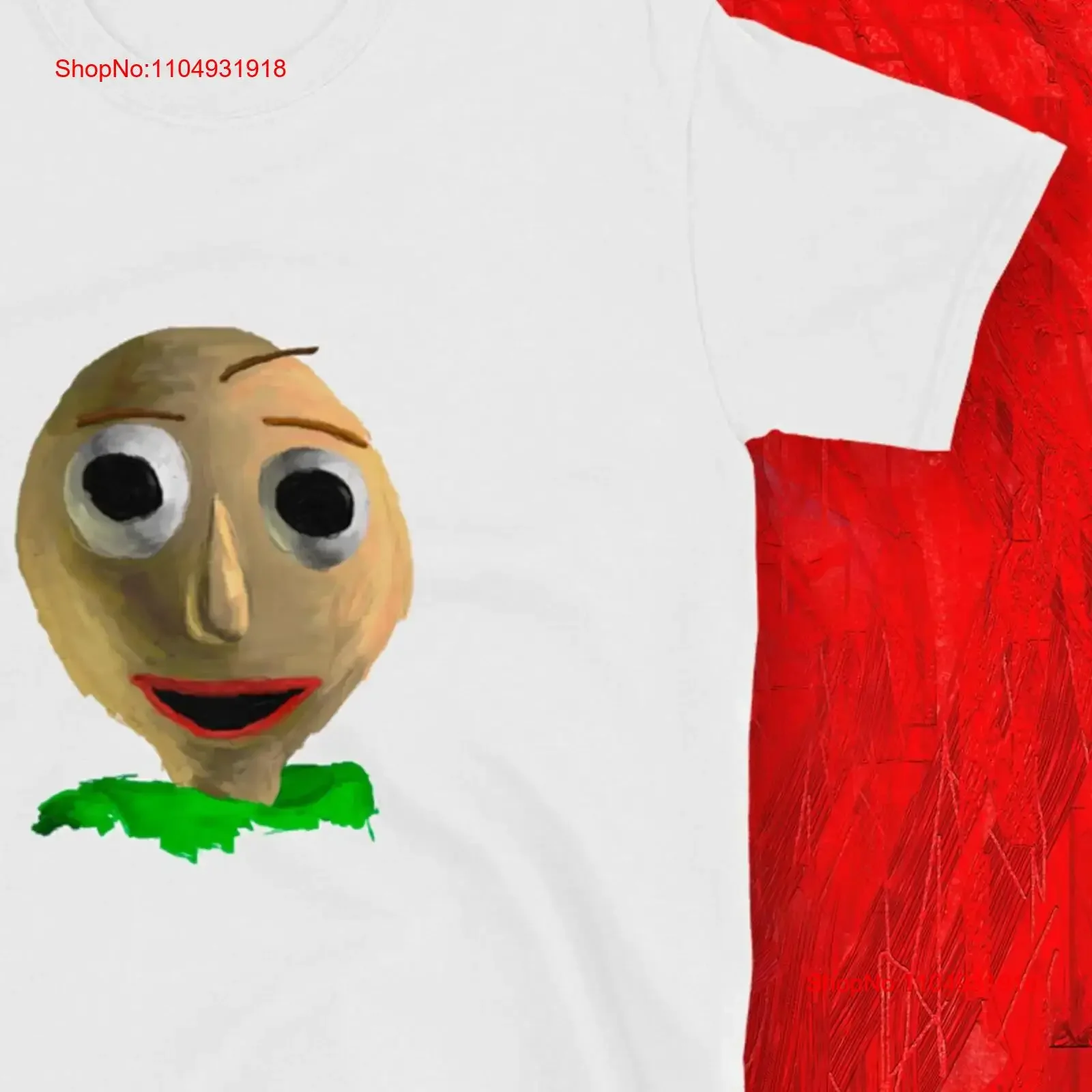 

Baldi's Basics T Shirt Baldi Amazed Video Game Lover for Gamers Funny Moment FIGUE vintage Washed fashion Comfortable Versatile