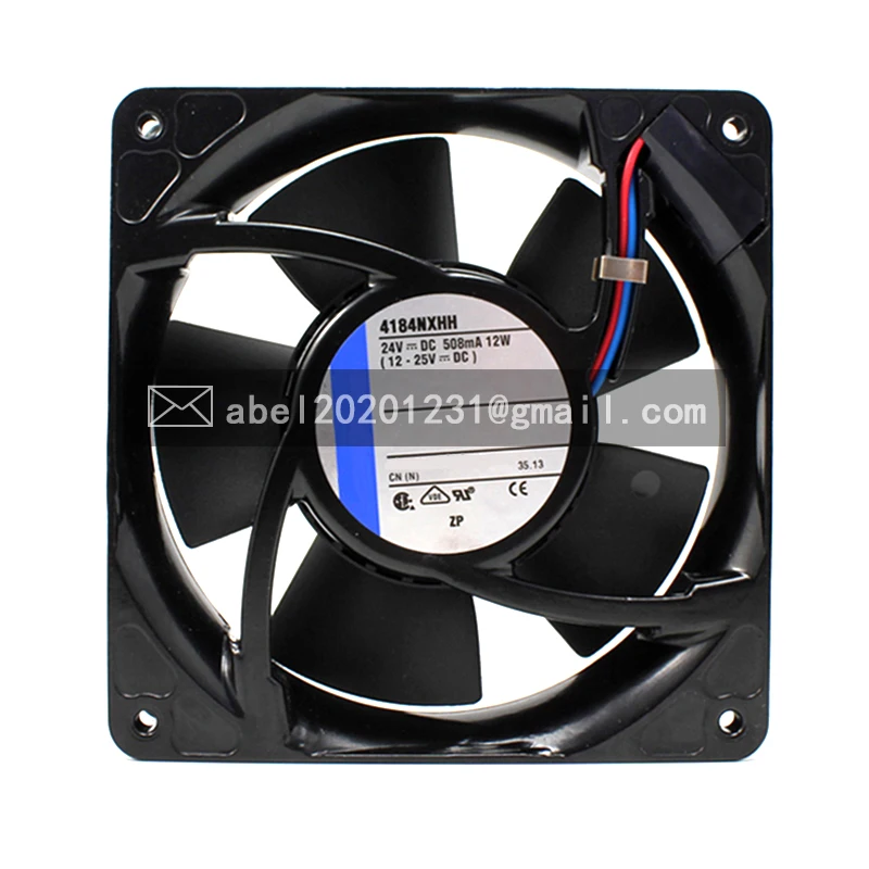 BRAND NEW ORIGINAL 4184NXHH 4184 NXHH DC 24V 12W COOLING FAN 12038 12CM 120*120*38 MM