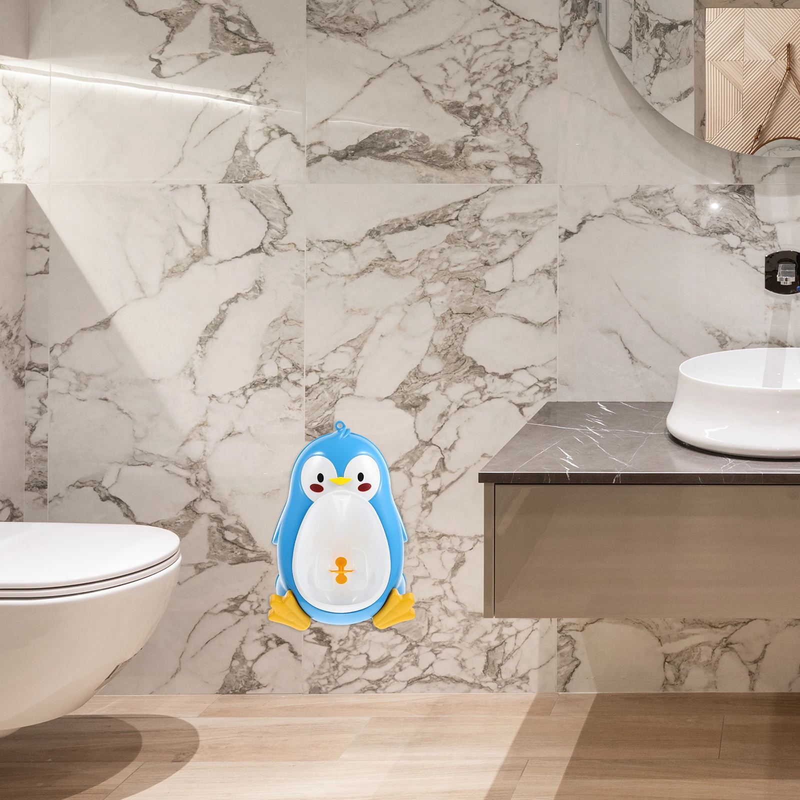 

Penguin Toddler Urinal for Boys Large Capacity Sturdy Kids Baby Training Toiletpotty for boys toddler urinal potty
