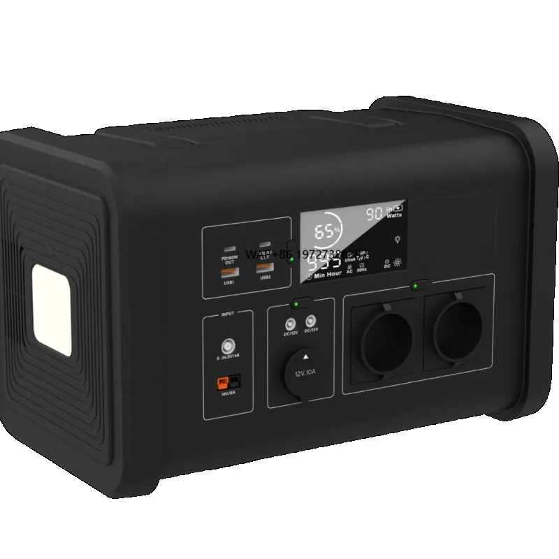 

Портативная мобильная электростанция 700 Вт с индивидуальной настройкой, генератор для кемпинга, литиевая батарея, зарядное устройство, питание AC/DC, солнечная панель