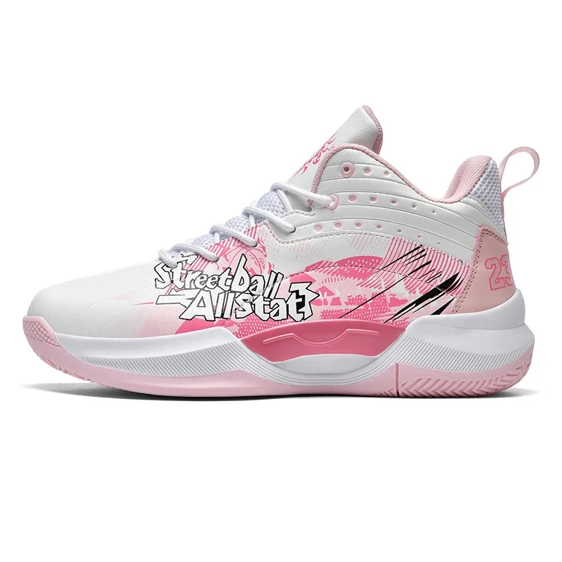 

Basketball sneakers men's students outdoor non-slip wear-resistant rubber sports training shoes solid shock absorption men's hig