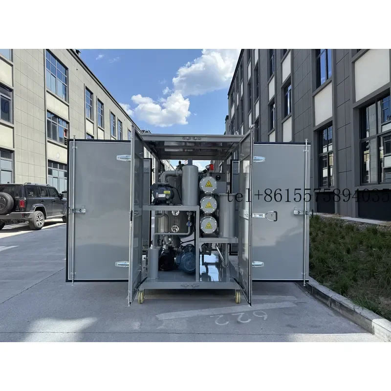 Hot Double-Stage Vacuum Transformer Oil Purification System Large Power Transmission Equipment