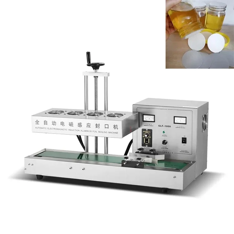 

Electromagnetic Induction Sealing Machine Glass Bottle Cap Aluminum Foil Sealer Automatic Sealing Equipment