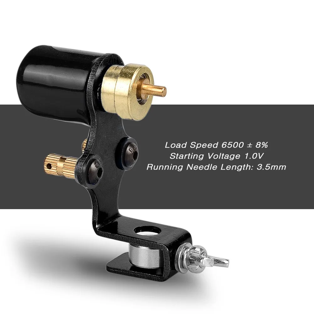 Button switch power tattoo machine kit including 30ml black ink One click start stop speed regulation simple and convenient