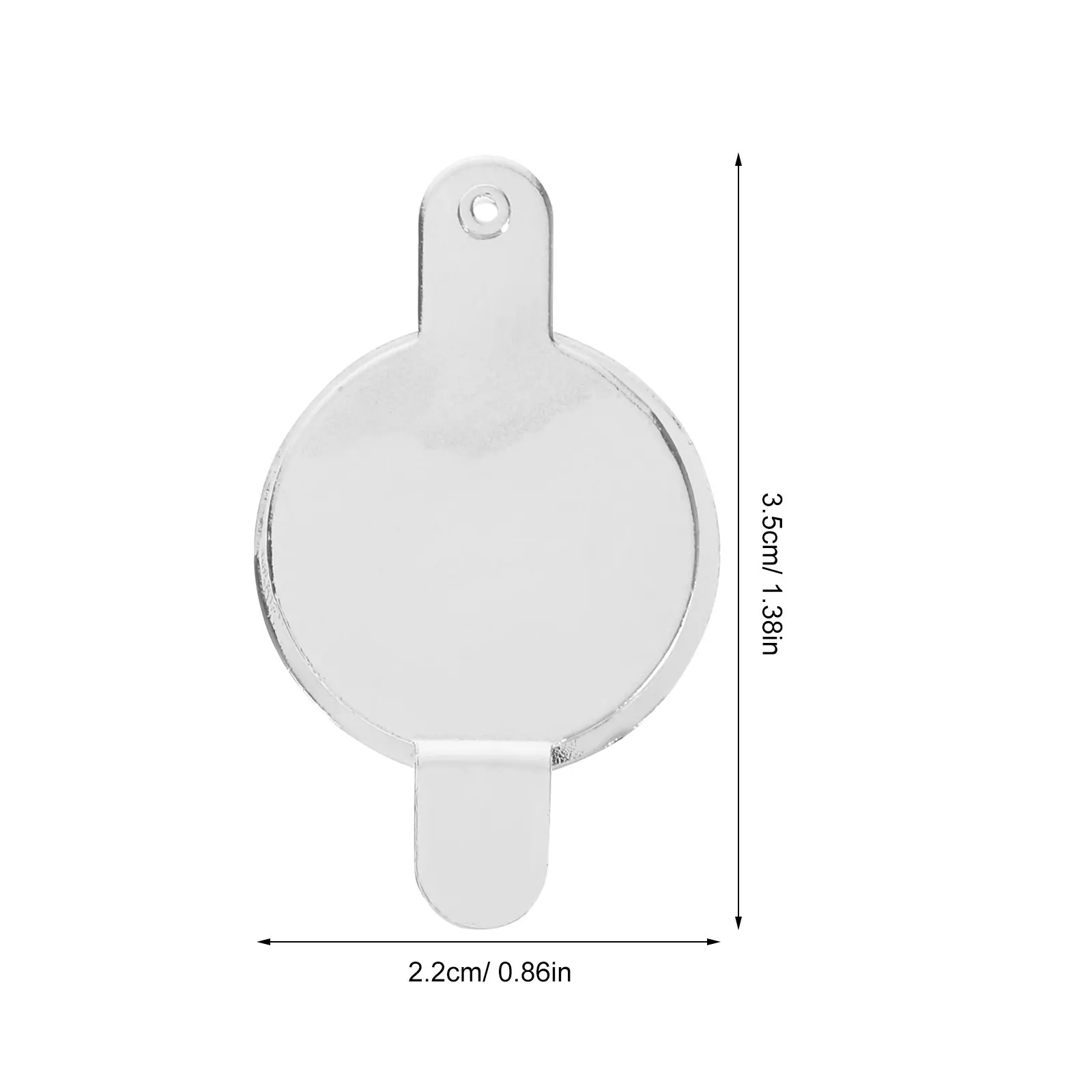 2Pcs Solid Copper Peephole Cover Plate for Home Door Privacy Protection Security Door Viewer Protector Round Cat Eye Covering