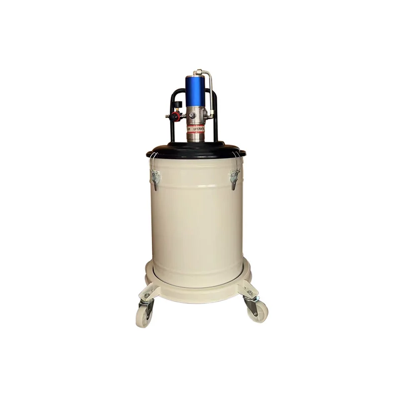 

Customized 55:1 High Pressure Pneumatic Injector Filler Gun OEM Supported Air Tool Grease Pump Piston Structure 40L Capacity 1.2