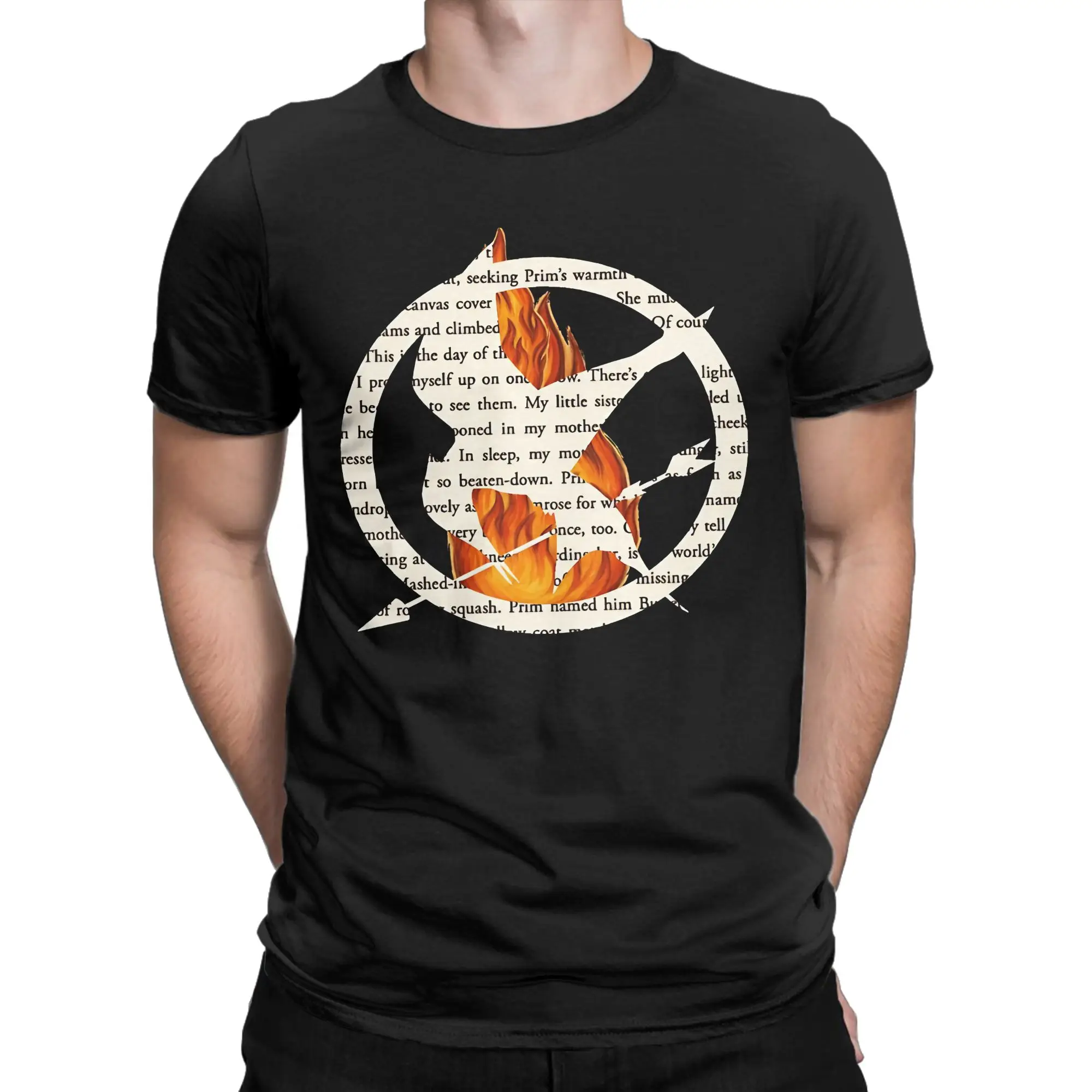 Hunger Games Sunrise on the Reaping Cotton T Shirt For Adult Summer  Awesome T-Shirts Crew Neck Trending Tees Oversize Clothes