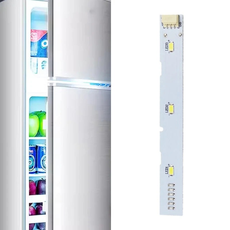 1 szt. Lampy LED do lodówki Podświetlana listwa drążkowa do Haier BCD-575WDBI 0064001827 Zamrażarka przednie drzwi Części do lodówki Akcesoria