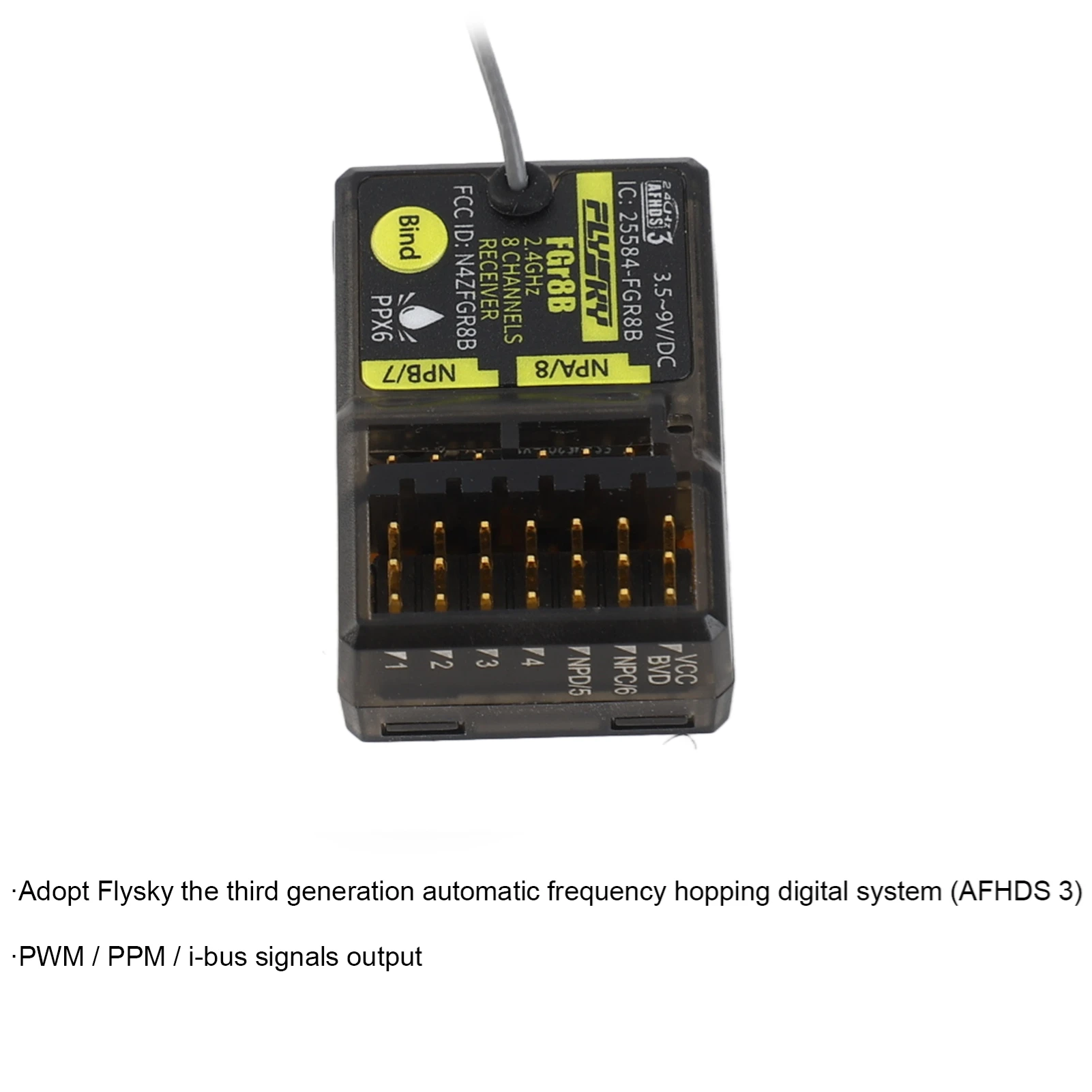 Récepteur longue portée 8CH 2.4GHz pour transmetteurs AFHDS 3 récepteur RC pour modèle de bateau de voiture RC récepteur ibus