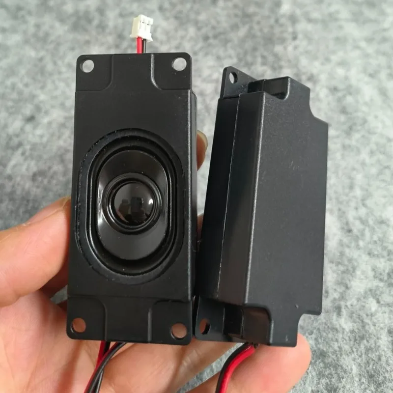 SOTAMIA 2Pcs 30x70mm 4 Ohm 5 Watt Waterproof Speaker Box Cavity Speaker 4Ω 5W Rectangular DIY Advertising LCD TV Computer 3070