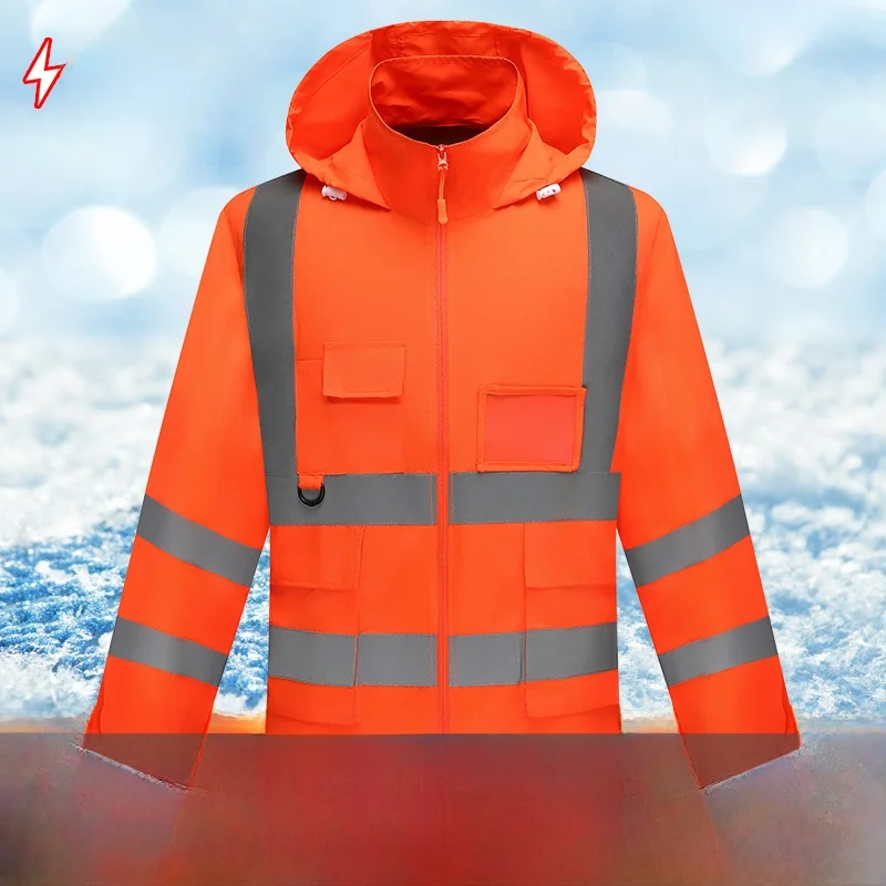 

Светоотражающая одежда с защитой от УФ-излучения и капюшоном, мужская дышащая светоотражающая куртка, верхняя одежда с возможностью нанесения логотипа