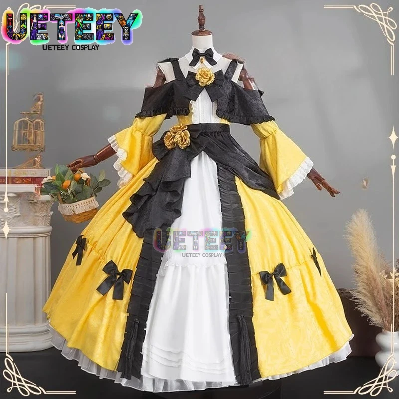 

UETEEY Halloween Christmas Role Playing Dress Women New Party Comic Cos Lolita Dress Female Princess Gothic Anime Dress