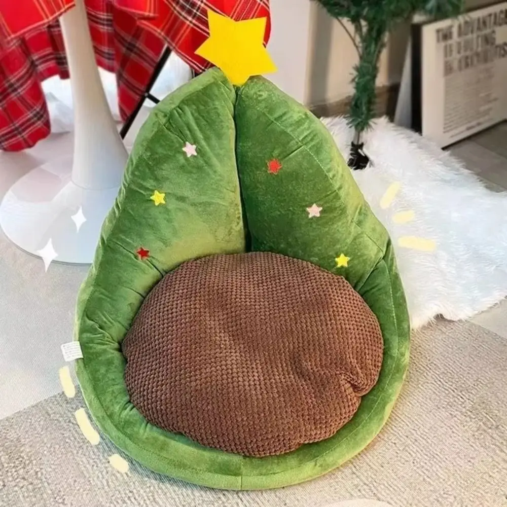 Soft Comfortable Filling Christmas Tree Floor Cushion Great Support Sitting And Leaning Lazy Sofa Cushion Lovely Cozy
