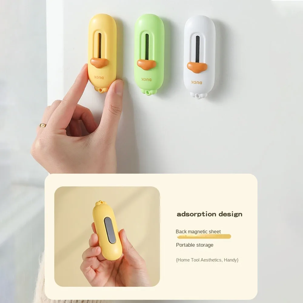 Durable Magnetic Mini Box Cutter Retractable Portable Letter Opener Utility Cutter Opener Paper Cutting Tool