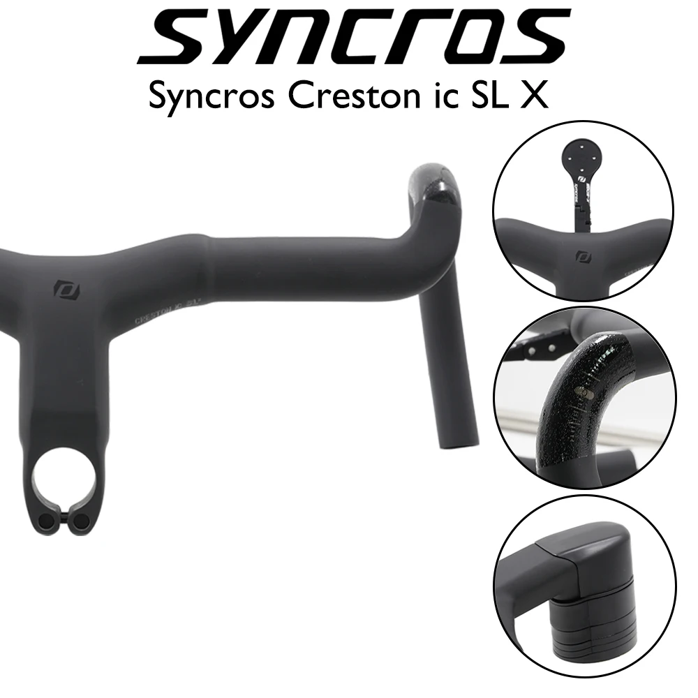 Carbon fiber integrated cockpit, developed for SCOTT Addict Gravel, gravel-specific geometry, ultra-light bike handle - Image 3