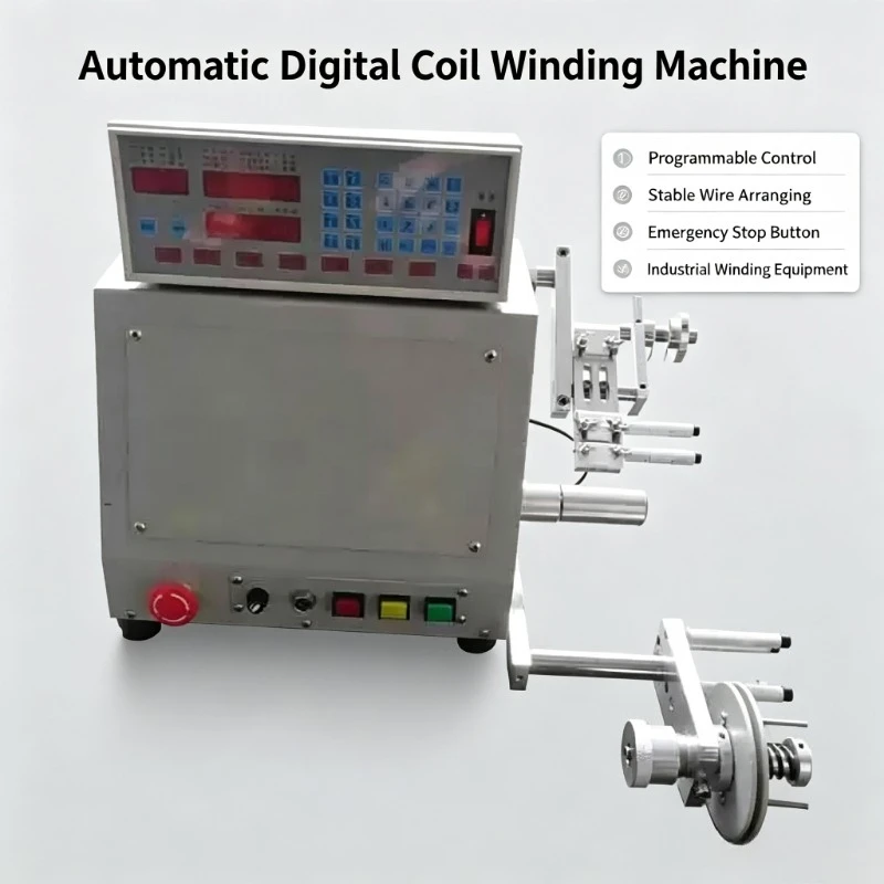 Programmable CNC Single Axis Side Winding Machine 0.03-1.2mm Wire Automatic Coil Winding Equipment for Electronic Parts