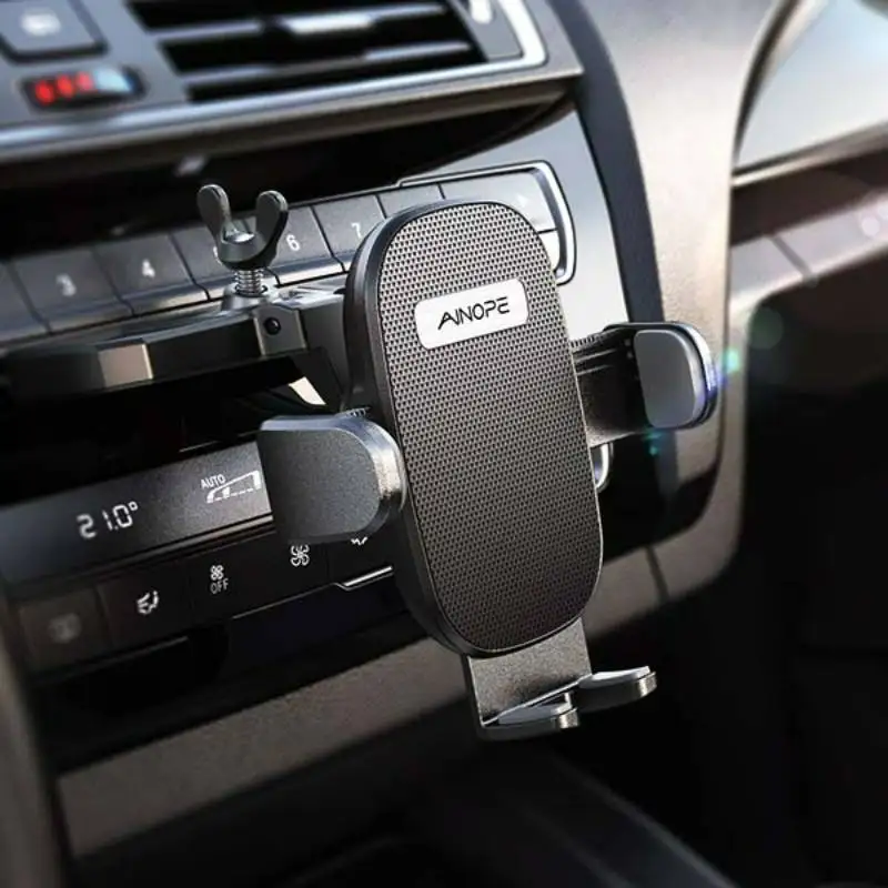 

AINOPE Car Phone Mount for CD Slot, Universal Phone Holder, Silicone Protection, iPhone 15/14/13/12/11/XS/XR/X/8/7/6S,all phone