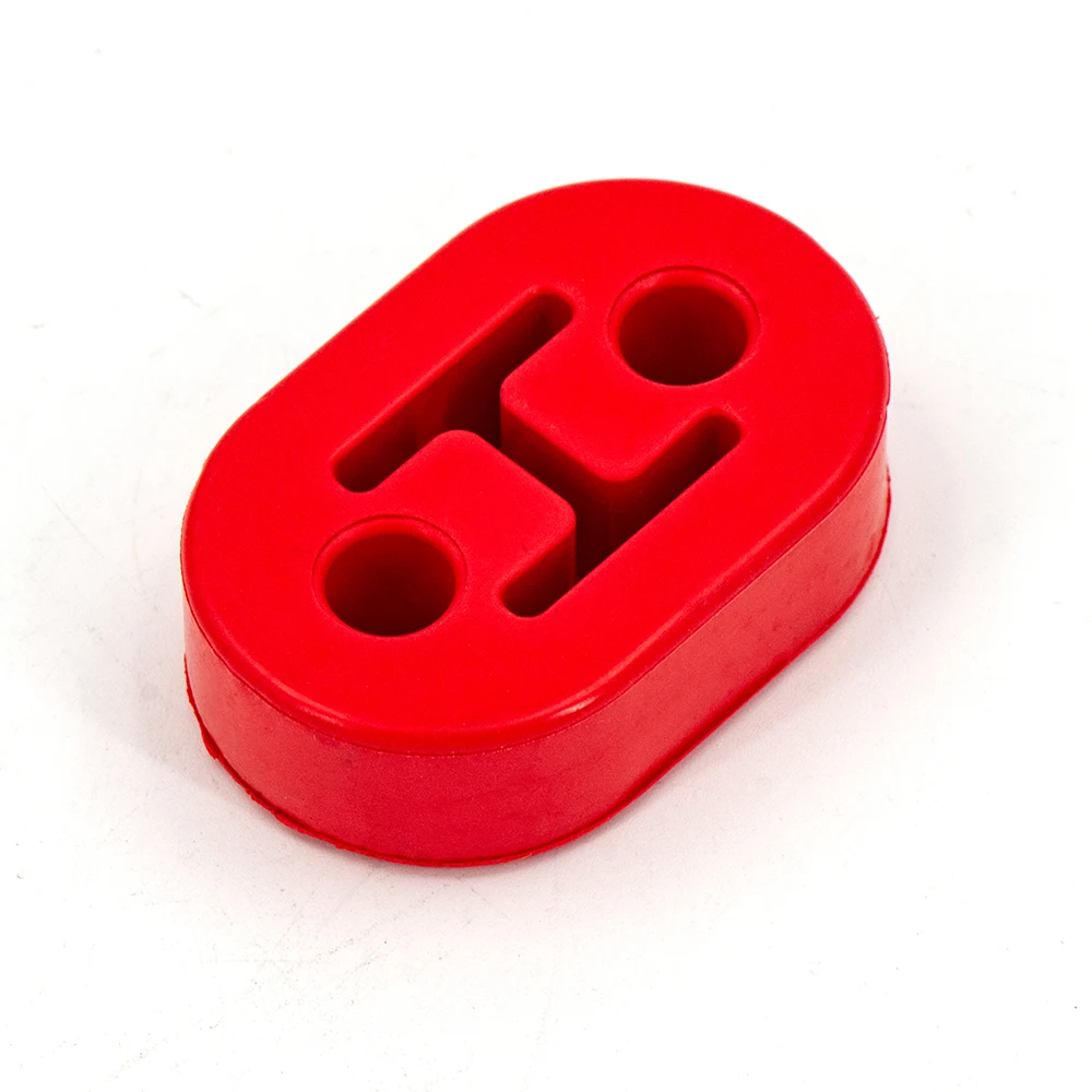 Universal 12MM 2-Hole Polyurethane Exhaust/Muffler Short Hangers, Universal Muffler Insulator for Car Exhaust System
