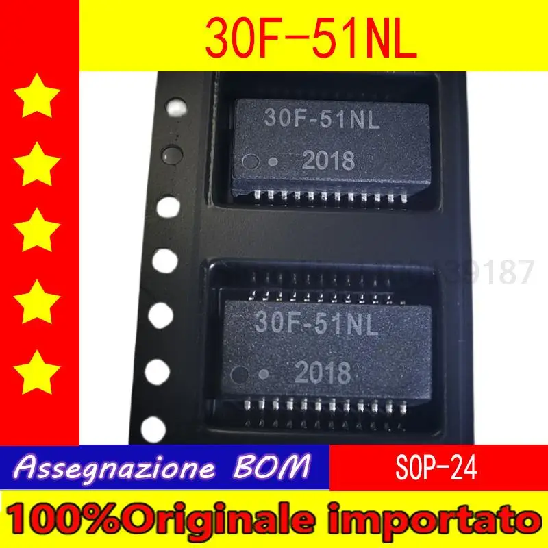 

10pcs/lot 30F-51NL SOP-24 Network port transformer chip