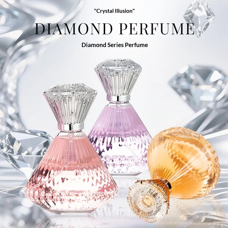 

50ml Shine True Love Diamond Women's Perfume - Long-lasting fragrance for women Feminine light fragrance with fruity floral note