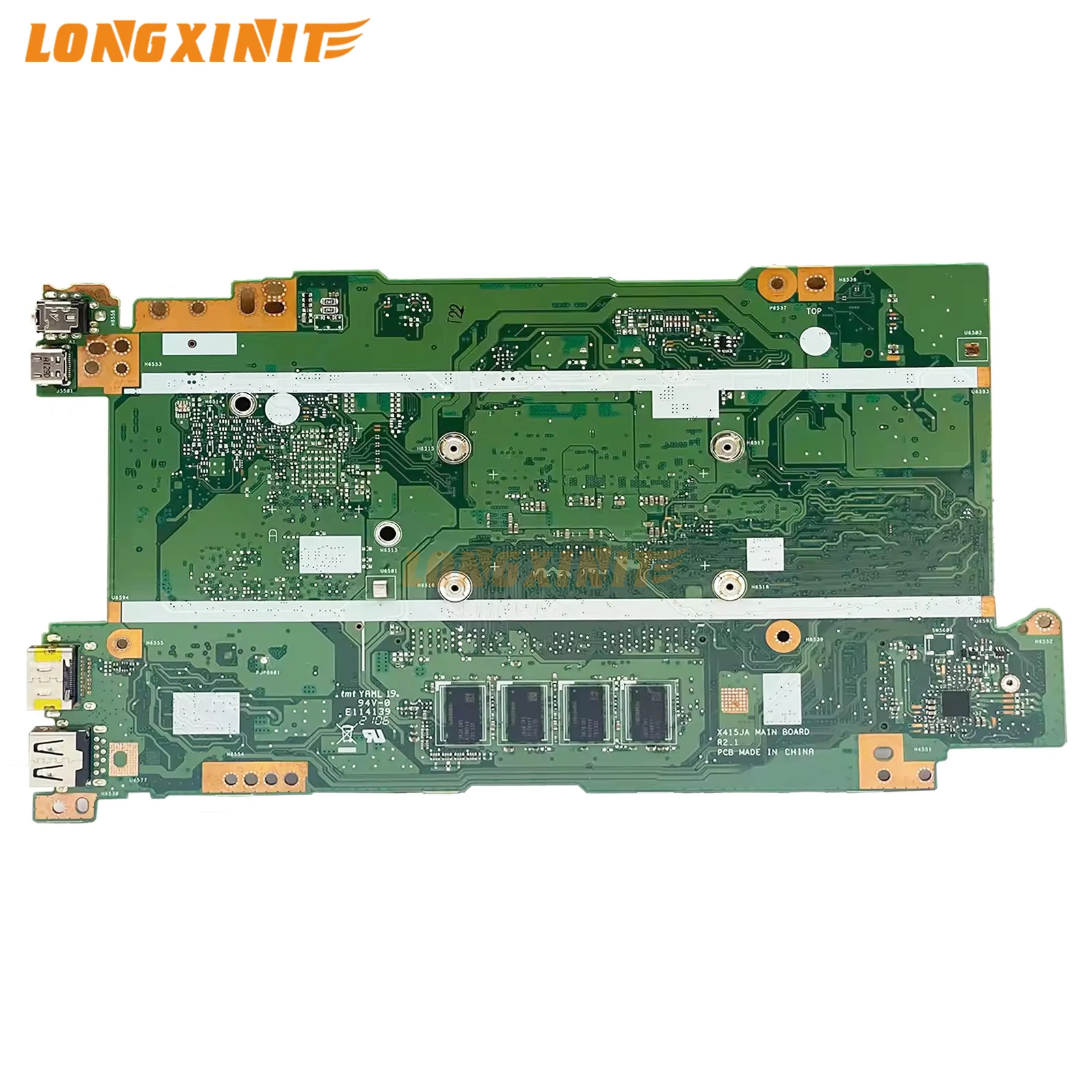 X515JA X415JA motherboard For ASUS V5200JA,P1411CJA,P1411CJP, X515JF, X515JAB ,Laptop Motherboard.i3 i5 i7-10Th.4GB/8GB-RAM.