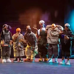 Come4arts Action Figures Hip-Hop Street Dance Series Anime Trendy Fashion Doll Toy Collection Model Toys For Boys Gift