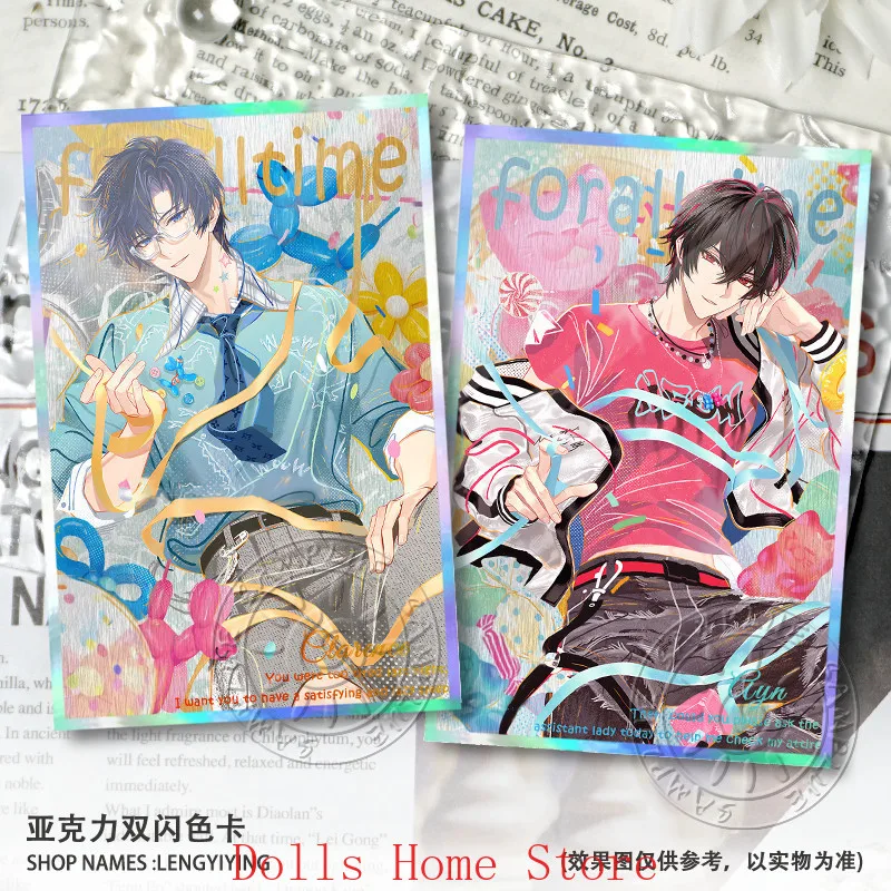 

Hot Anime For All Time Lucien Sylan Lucien Rowe Cosplay Double Flash Color Card Colored Paper Collection Signature Card