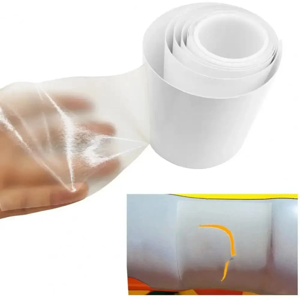 1-Rolle Reparaturflicken-Set, TPU-Klebeband, professionelle Reparaturflicken für aufblasbares Spielzeug, Schwimmbad, Schwimmkörper, Zelt, Luftmatratze, Regenmantel – Detail 13