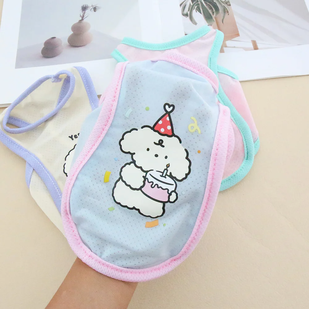 Cat and dog cool breathable cooling clothing pet summer cool clothes comfortable cool vest Teddy corgi XS-6XL