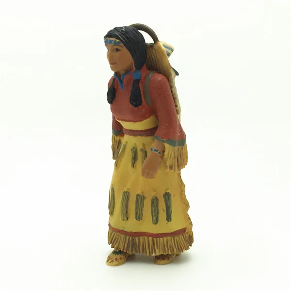 

pvc figure model toy indian with baby