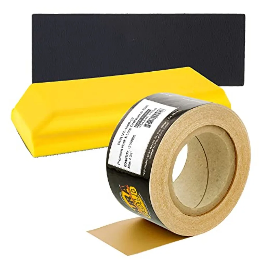 

Прямоугольный шлифовальный блок Dura-Gold Pro Series 7-3/4" x 2-3/4" с креплением на липучке и адаптером PSA, зернистость 1000 G