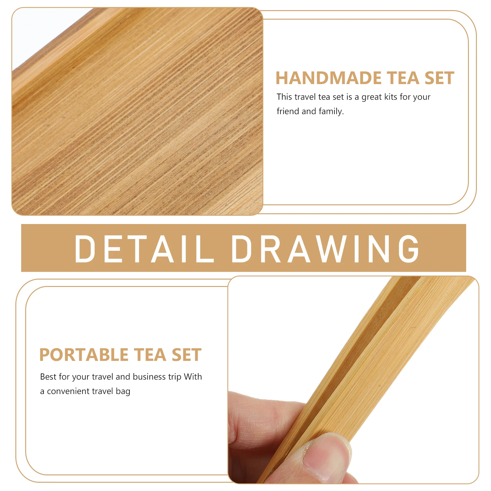 

Travel Tea Set Bag for Porcelain Kung Fu Ware Easy to Carry Excellent Workmanship