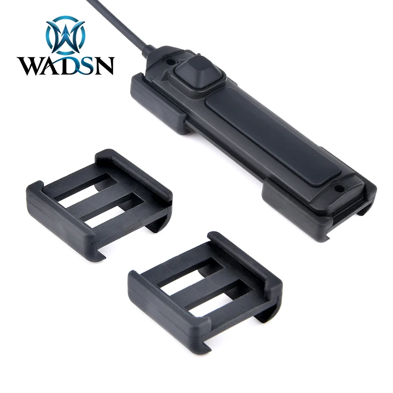 WADSN taktyczny HL-X lekki nylonowy panel kieszonkowy do podkładki dociskowej PEQ-15 gniazdo włącznika światła pasuje do szyny Picatinny 21MM